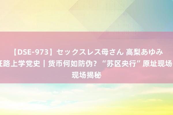 【DSE-973】セックスレス母さん 高梨あゆみ 长征路上学党史｜货币何如防伪？“苏区央行”原址现场揭秘